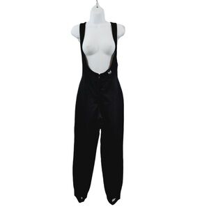 Nils Vintage 90s overalls stirrup pants black  ski snowboard outdoor Size 10P